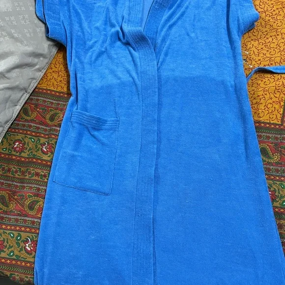 COPY - Bathing Robe Blue - Picture 2 of 2